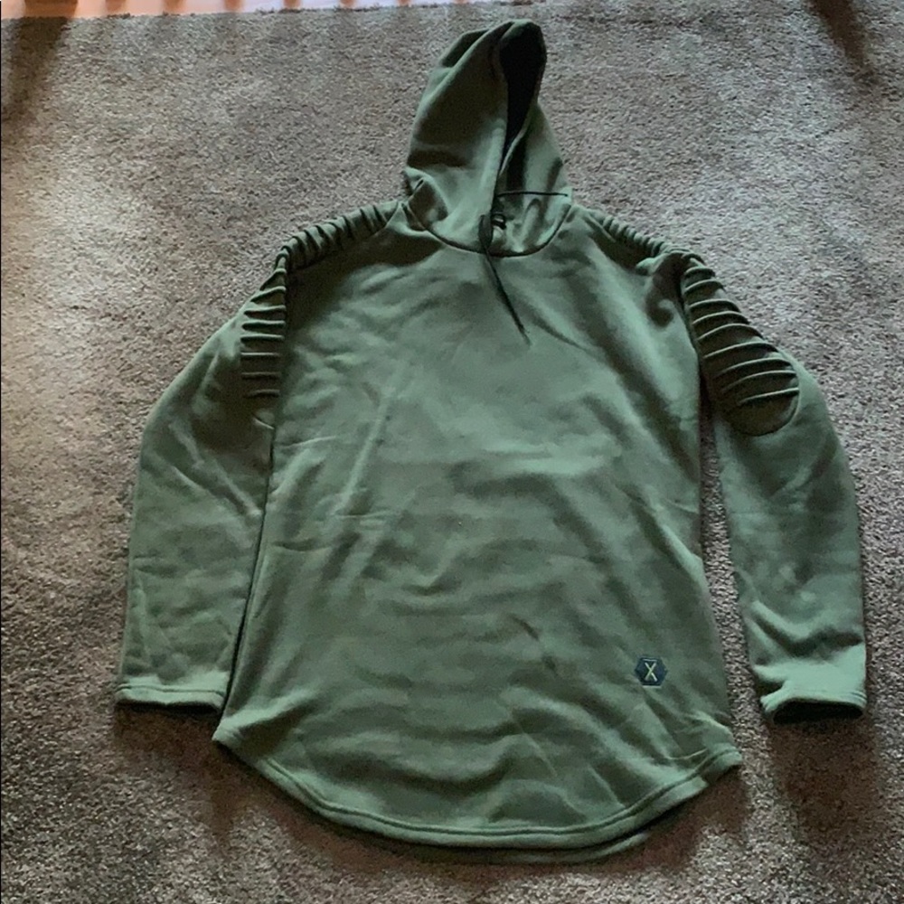 Men’s military green hoodie
